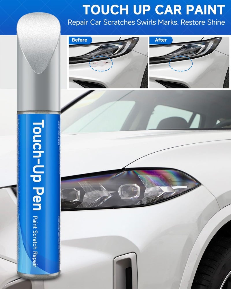 RSACET Touch Up Paint Compatible with Honda Exact Match Touch Up Paint Car Scratch Repair (Basque Red Pearl（R-548P）) - Image 4